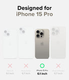 iPhone 15 Pro Case | Fusion - Matte Clear - Designed for iPhone 15 Pro