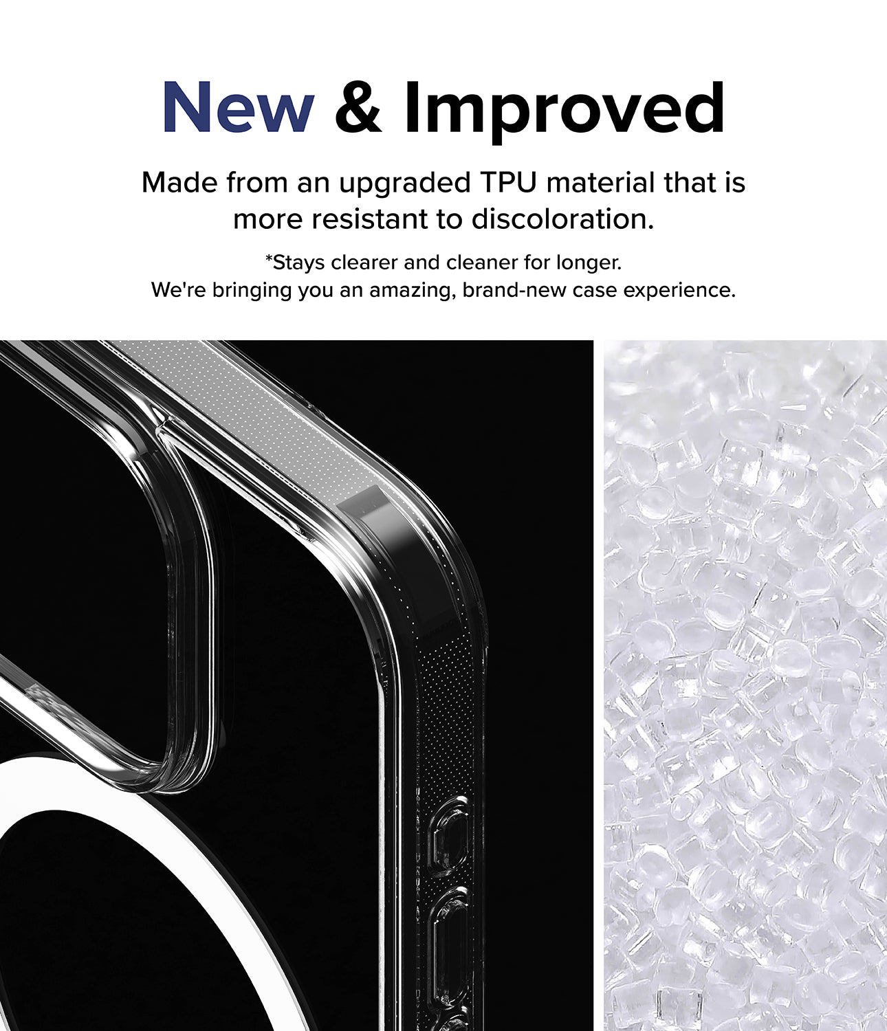 iPhone 15 Pro Case | Fusion Magnetic - New and Improved. Made from an upgraded TPU material that is more resistant to discoloration.