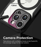 iPhone 15 Pro Case | Fusion-X Magnetic Matte Black - Camera Protection