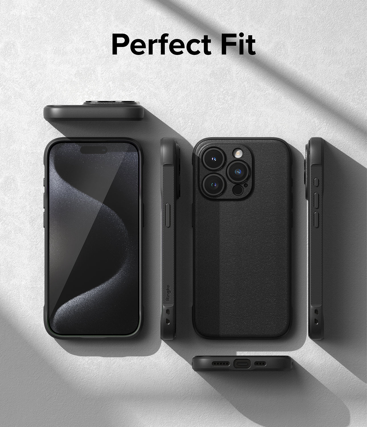 iPhone 15 Pro Case | Onyx - Black - Perfect Fit.