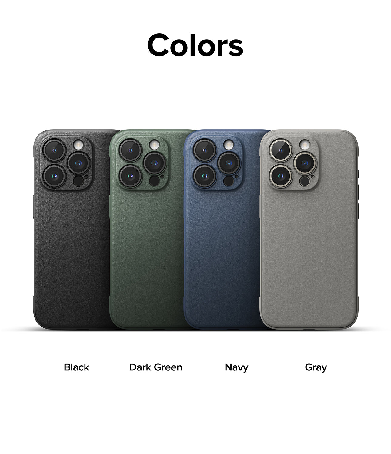 iPhone 15 Pro Case | Onyx - Gray - Colors