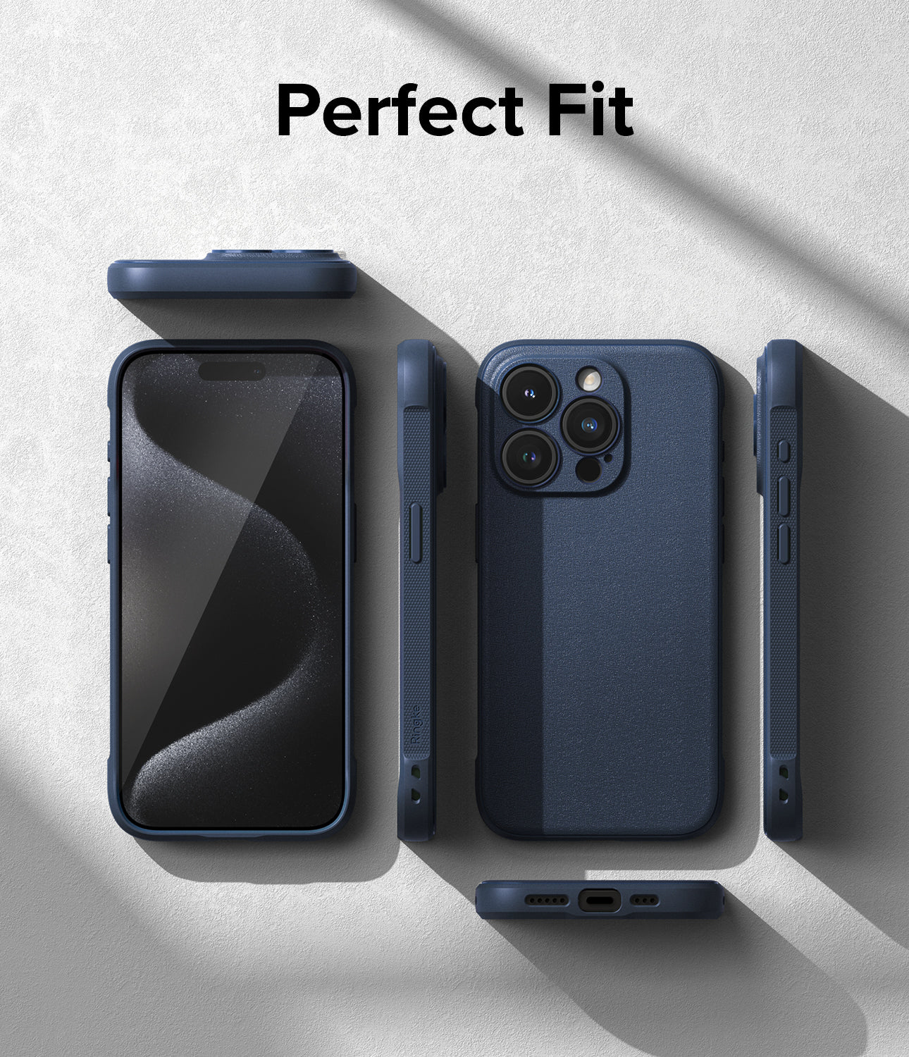 iPhone 15 Pro Case | Onyx - Navy - Perfect Fit.
