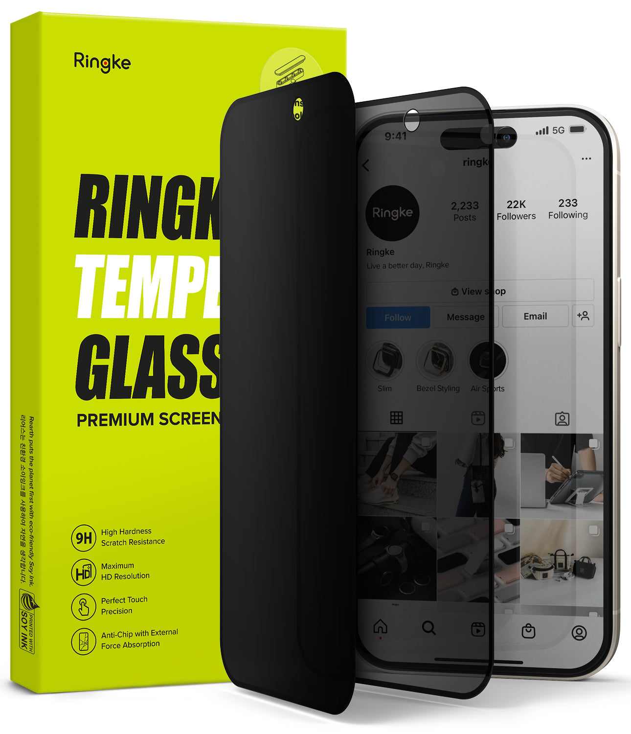 iPhone 15 Screen Protector | Privacy Glass