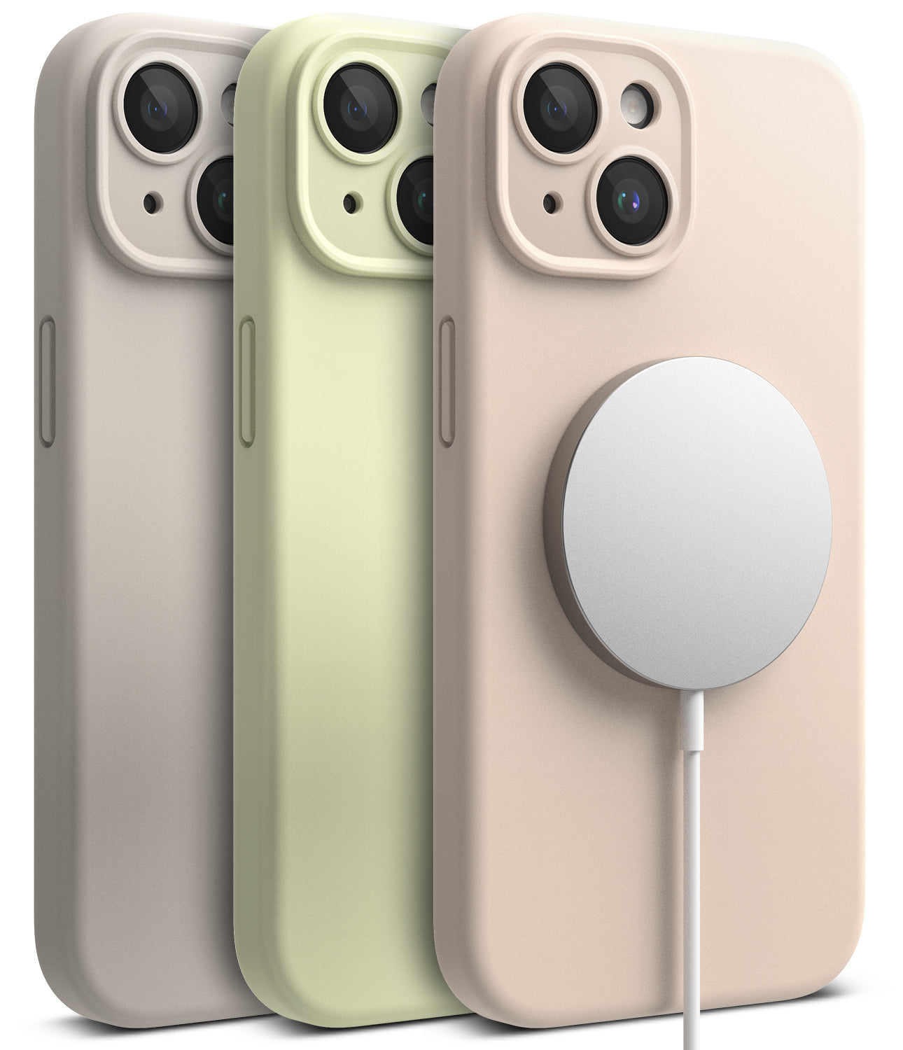 iPhone 15 Plus Case | Silicone Magnetic