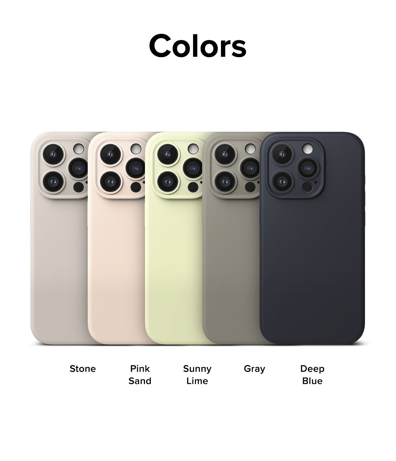 iPhone 15 Pro Case | Silicone Magnetic - Gray - Colors