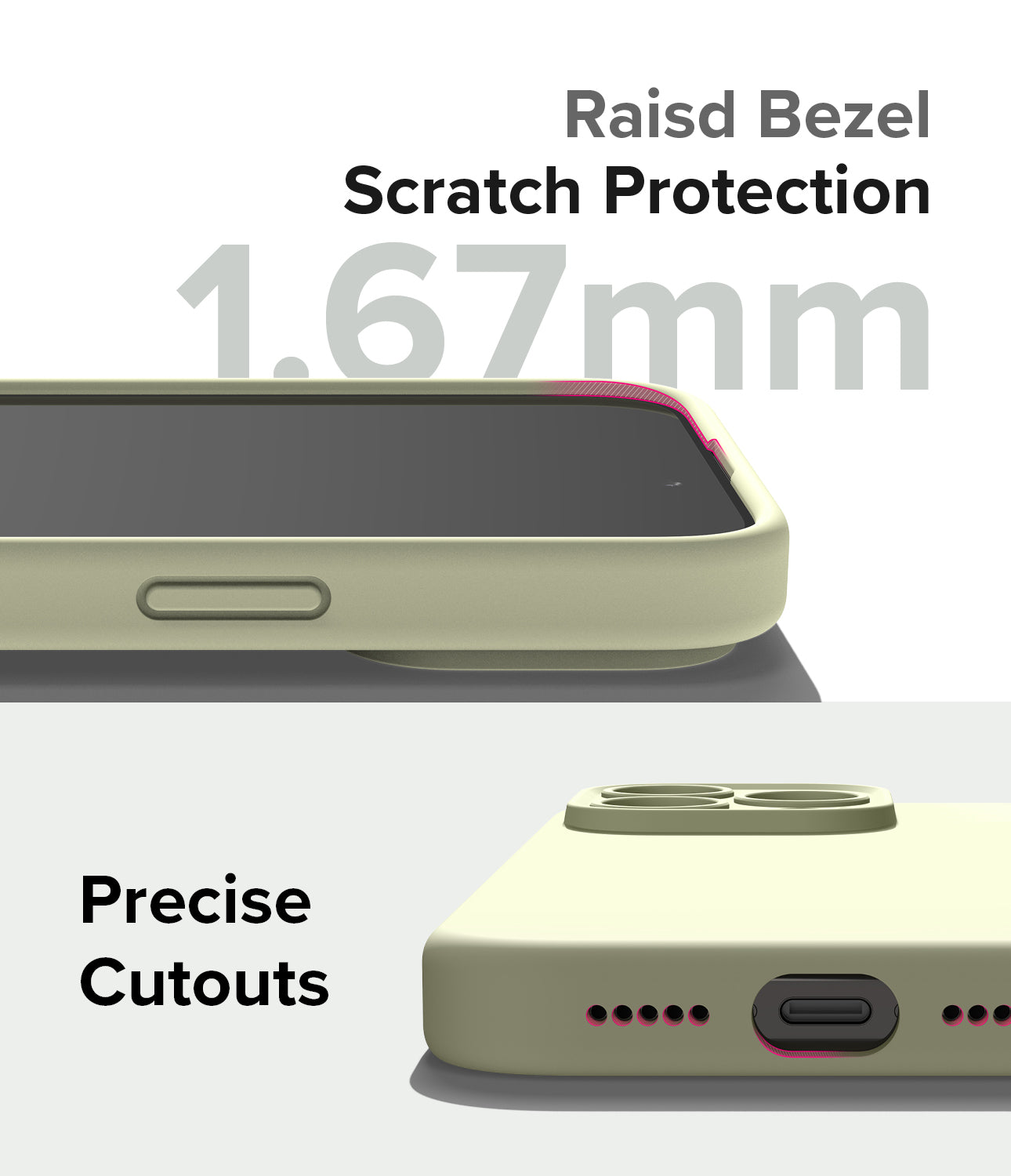 iPhone 15 Pro Case | Silicone Magnetic - Sunny Lime - Raised Bezel Scratch Protection. Precise Cutouts.