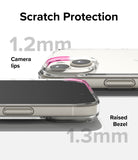 iPhone 15 Case | Air - Clear - Scratch Protection Camera Lips and Raised Bezel.
