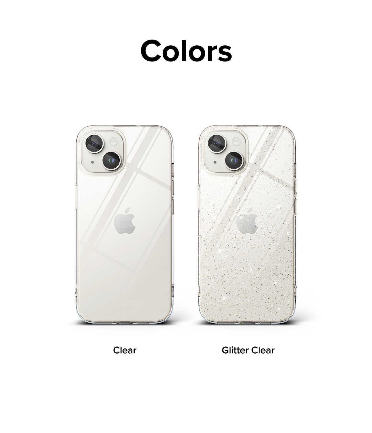 iPhone 15 Case | Air - Glitter Clear - Colors