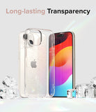 iPhone 15 Case | Air - Glitter Clear - Long-lasting Transparency
