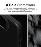 iPhone 15 Case | Fusion Bold Clear/Black - A Bold Framework. The matte edges give your case a unique feel. The modern and solid shape upgrades your iPhone's style while retaining its original design.