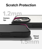 iPhone 15 Case | Fusion Bold Matte/Black - Scratch Protection Camera Lips. Raised Bezel.