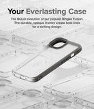 iPhone 15 Case | Fusion Bold Matte/Gray - Your Everlasting Case. The Bold evolution of our popular Ringke Fusion. The durable, opaque frames create bold lines for a striking design.