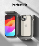 iPhone 15 Case | Fusion Bold Matte/Gray - Perfect Fit.