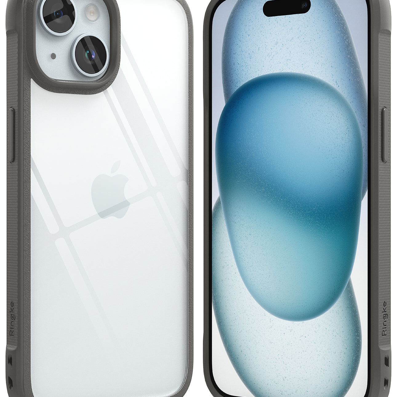 iPhone 15 Case | Fusion Bold Clear/Gray