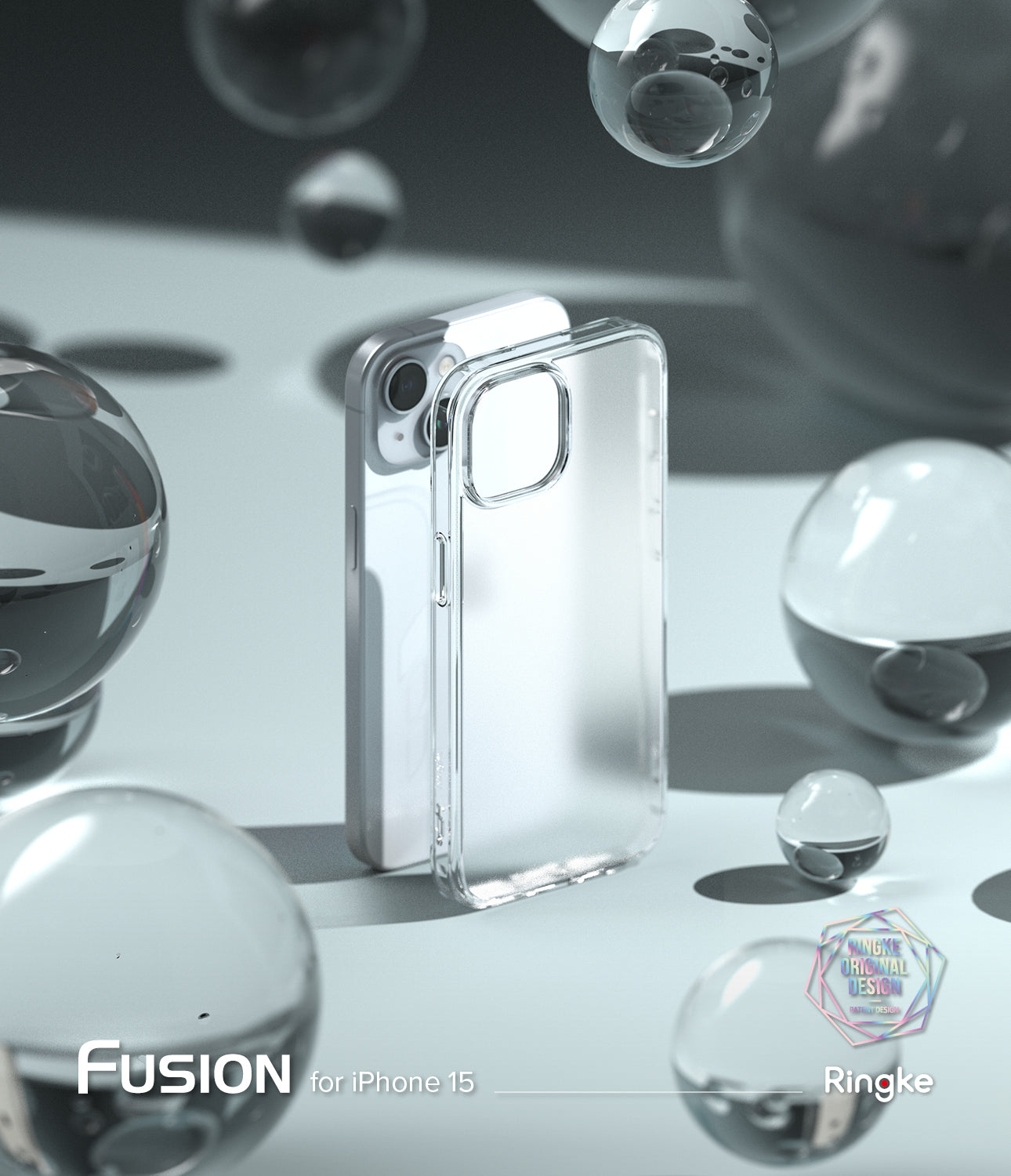 iPhone 15 Case | Fusion - Matte Clear - By Ringke