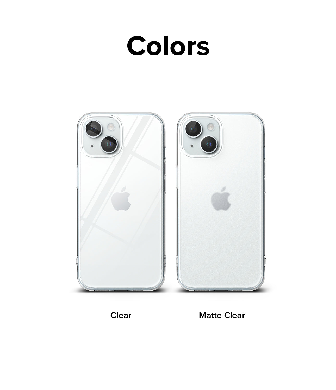 iPhone 15 Case | Fusion - Matte Clear - Colors