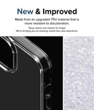 iPhone 15 Plus Case | Fusion - Matte Clear - New and Improved. Made from an upgraded TPU material that is more resistant to discoloration.