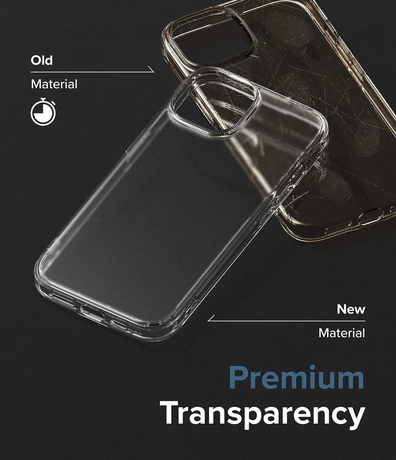 iPhone 15 Plus Case | Fusion - Matte Clear - Premium Transparency
