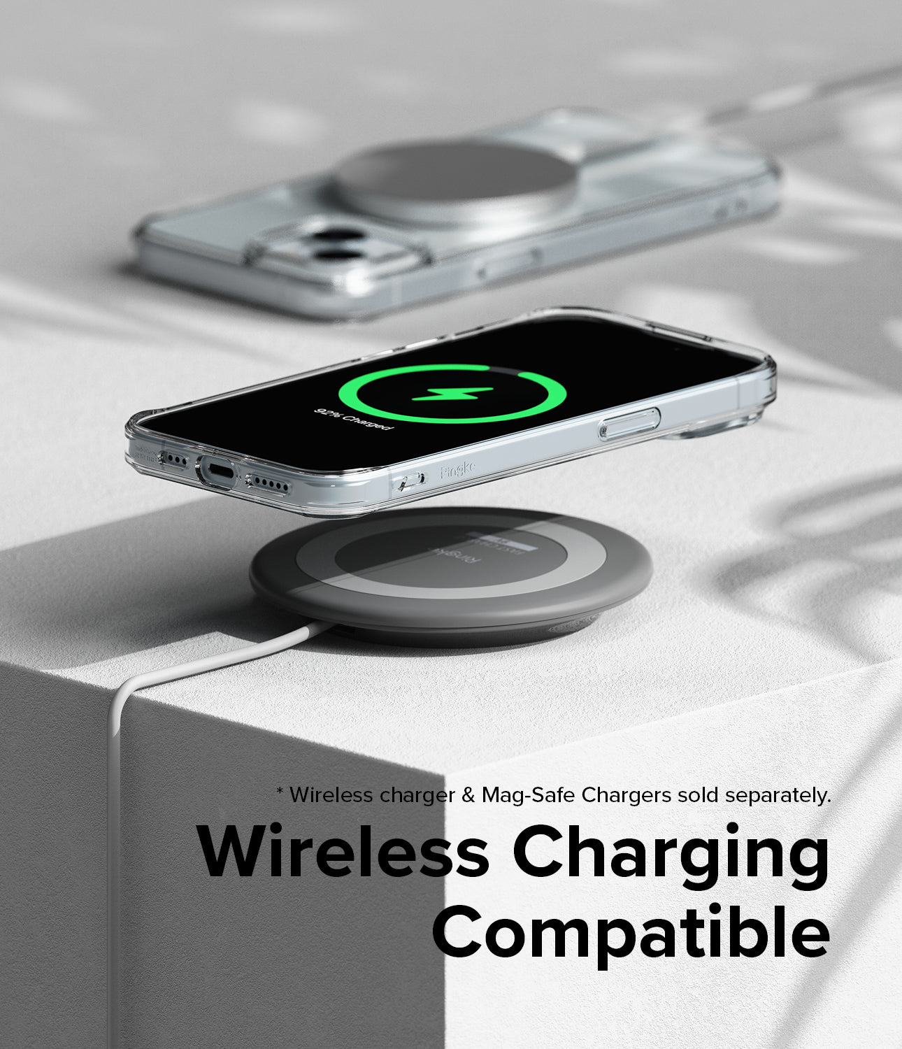 iPhone 15 Case | Fusion - Matte Clear - Wireless Charging Compatible.