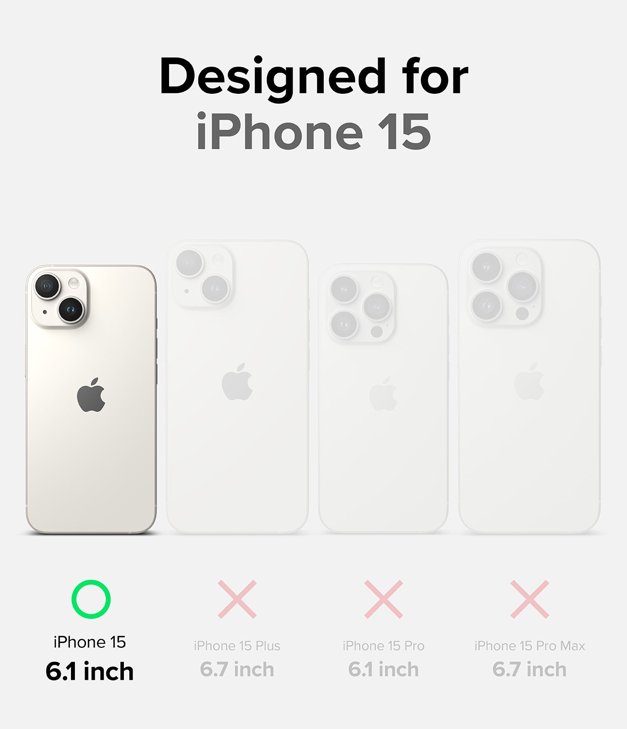 iPhone 15 Case | Fusion-X - Camo Black- Designed for iPhone 15