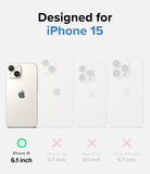 iPhone 15 Case | Onyx Design - Blue Brush - Designed for iPhone 15