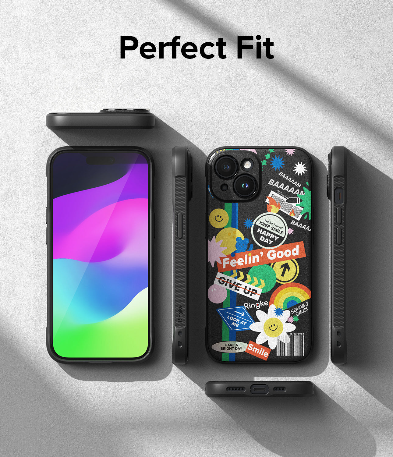 iPhone 15 Case | Onyx Design - Sticker - Perfect Fit