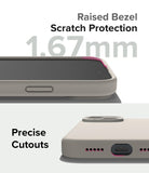 iPhone 15 Case | Silicone Magnetic - Stone - Raised Bezel Scratch Protection. Precise Cutouts.