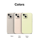 iPhone 15 Case | Silicone Magnetic - Stone - Colors