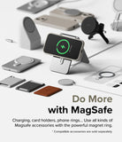 iPhone 15 Case | Silicone Magnetic - Stone - Do More with MagSafe. Charging, card holders, phone rings... Use all kinds of MagSafe accessories with the powerful magnet ring.