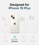 iPhone 15 Plus Case | Fusion - Matte Clear - Designed for iPhone 15 Plus