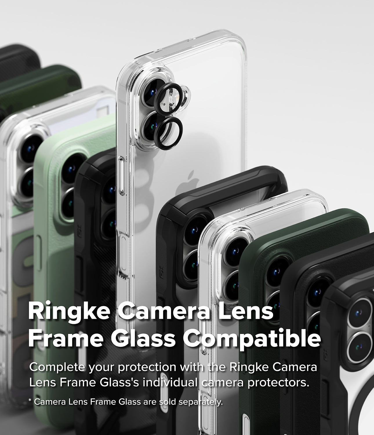Ringke Camera Lens Frame Glass Compatible