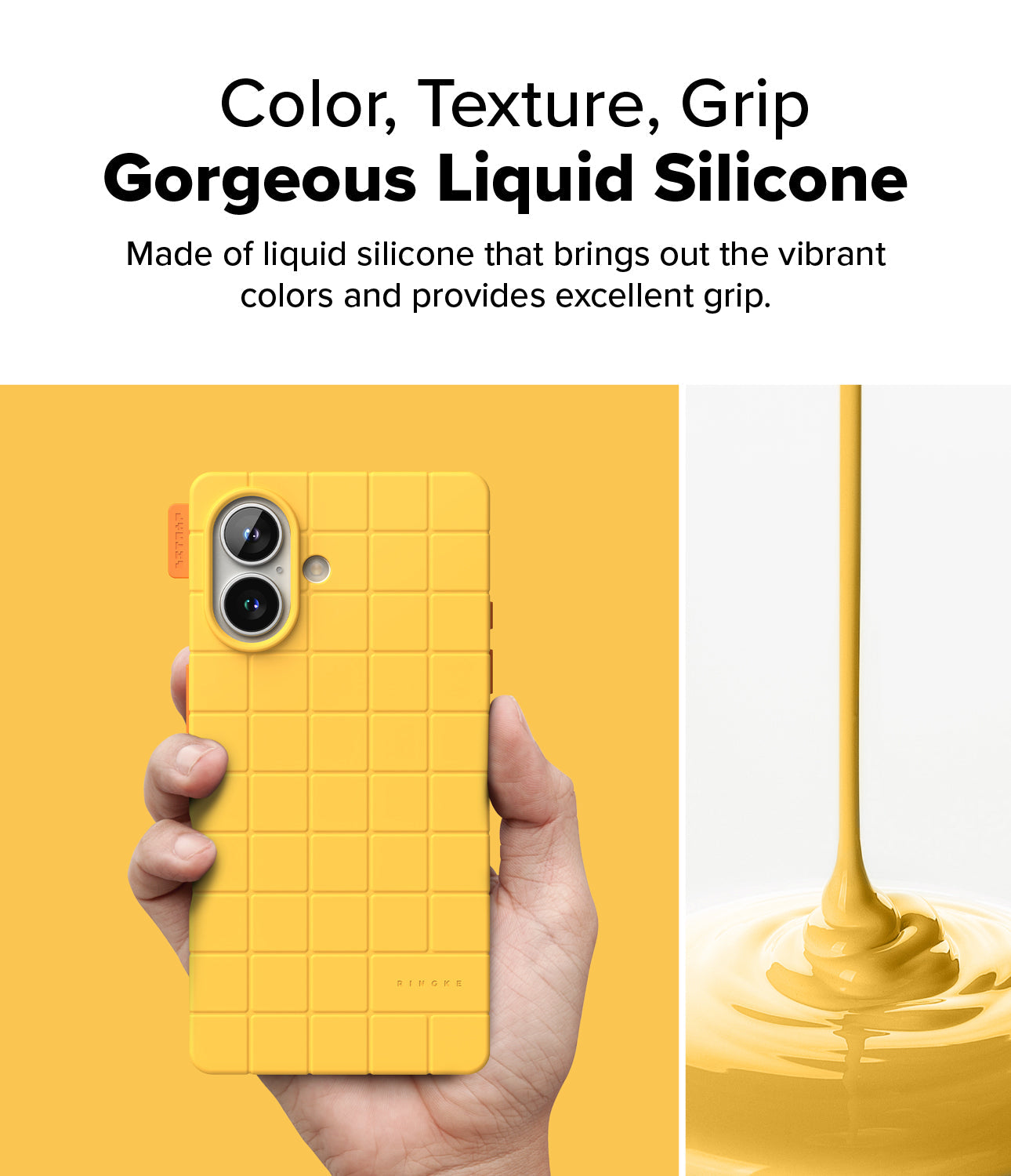 Color, Texture, Grip Gorgeous Liquid Silicone
