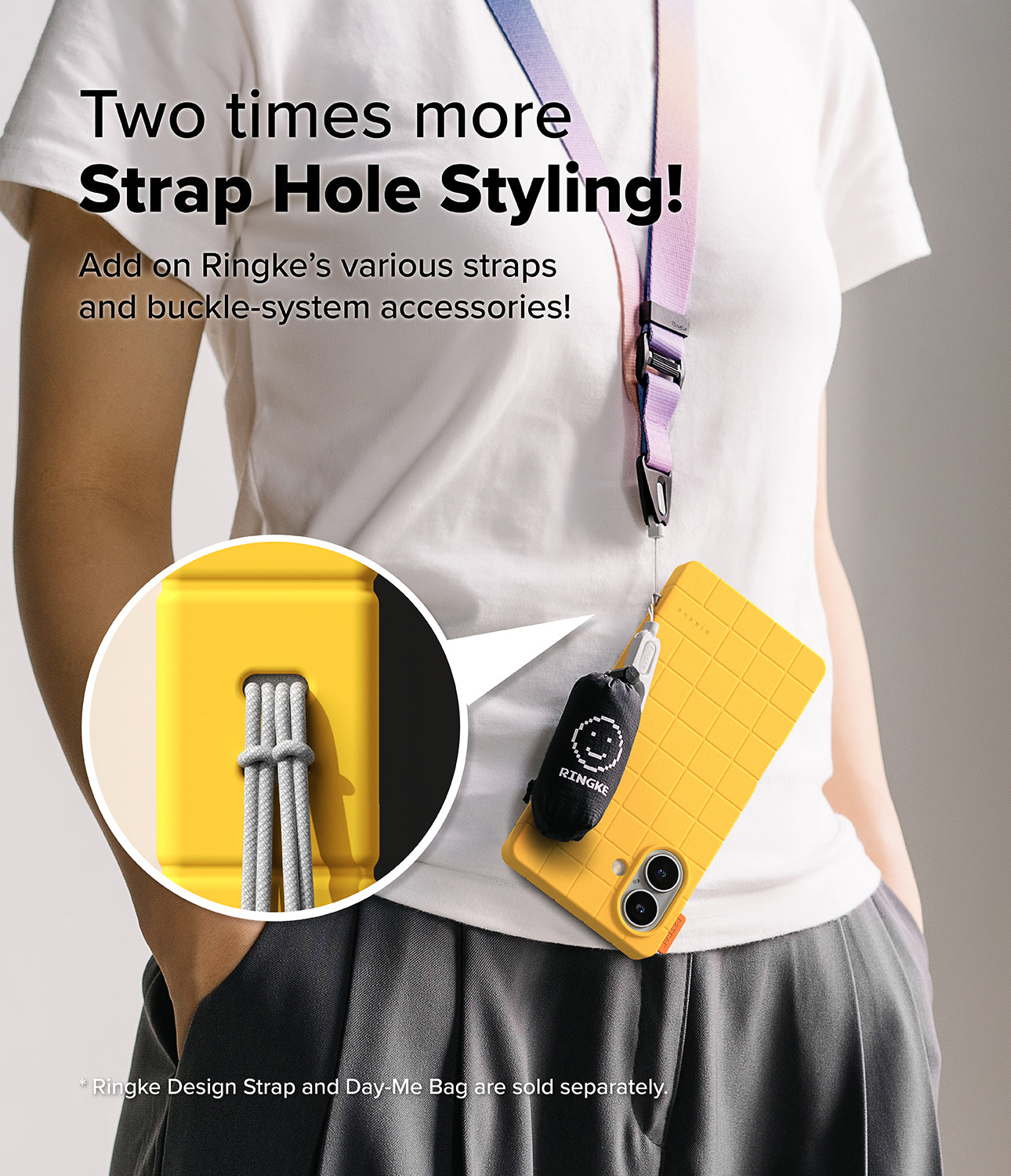 Two times more Strap Hole Styling!