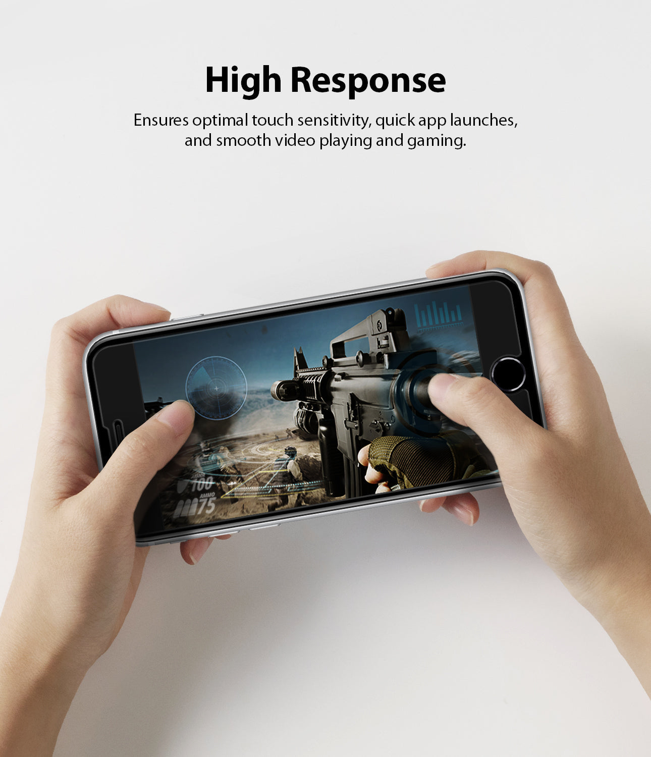 iPhone SE 2022 5G / SE 2020 / 8 / 7 / 6 Screen Protector | Invisible Defender Glass - Ringke Official Store