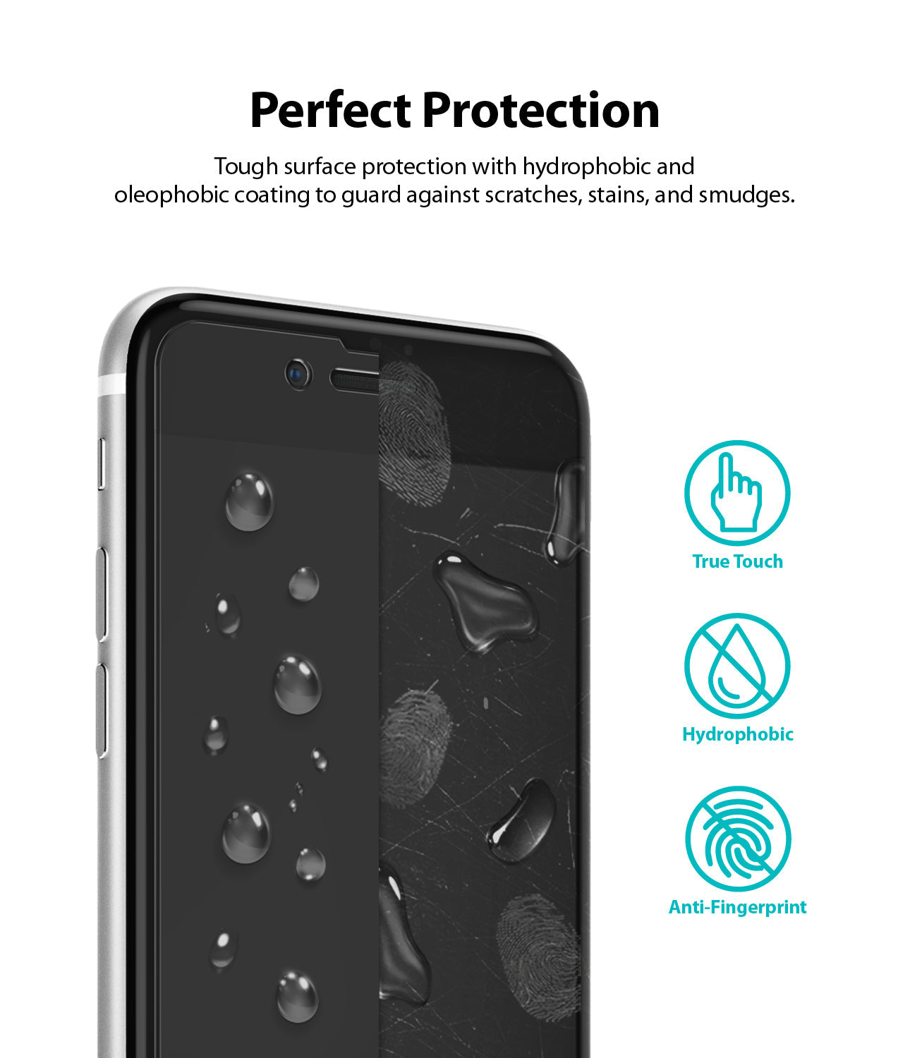 iPhone SE 2022 5G / SE 2020 / 8 / 7 / 6 Screen Protector | Invisible Defender Glass - Ringke Official Store