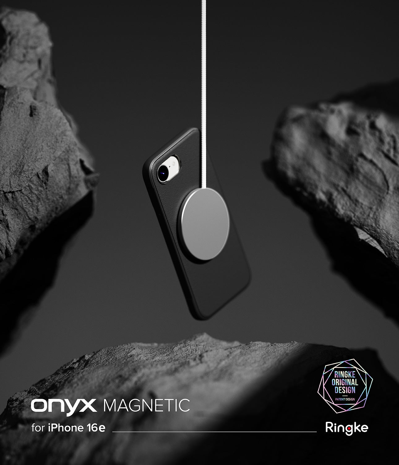 Onyx Magnetic for iPhone 16e | Ringke - Black