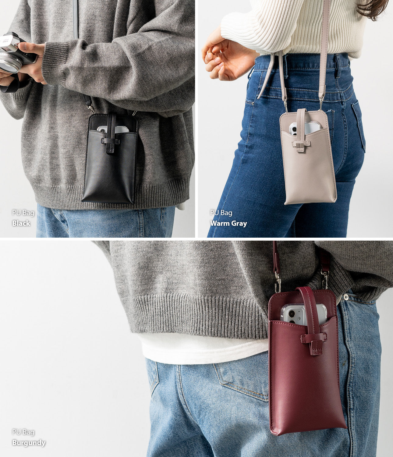 ringke mini cross bag pu leather for smart devices