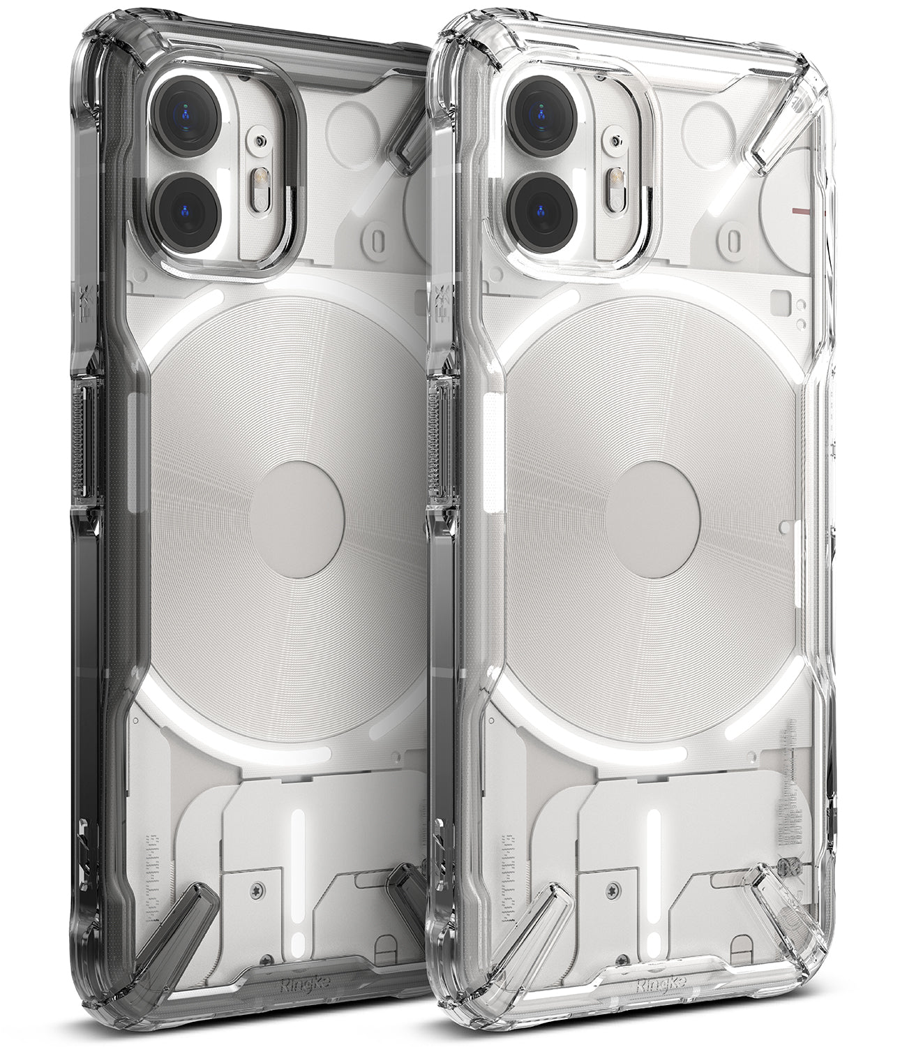 Nothing Phone (2) Ringke Fusion-X Clear/Smoke Black