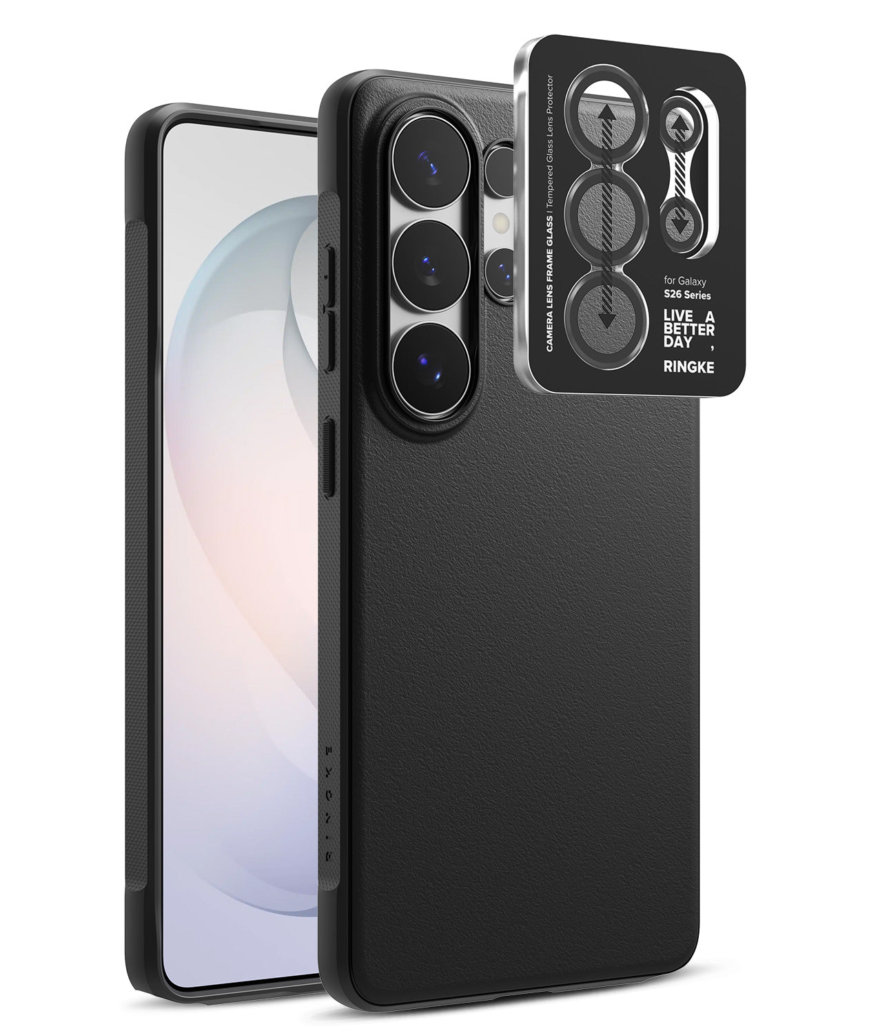 group-Black / + Camera Lens Frame Glass (2P)