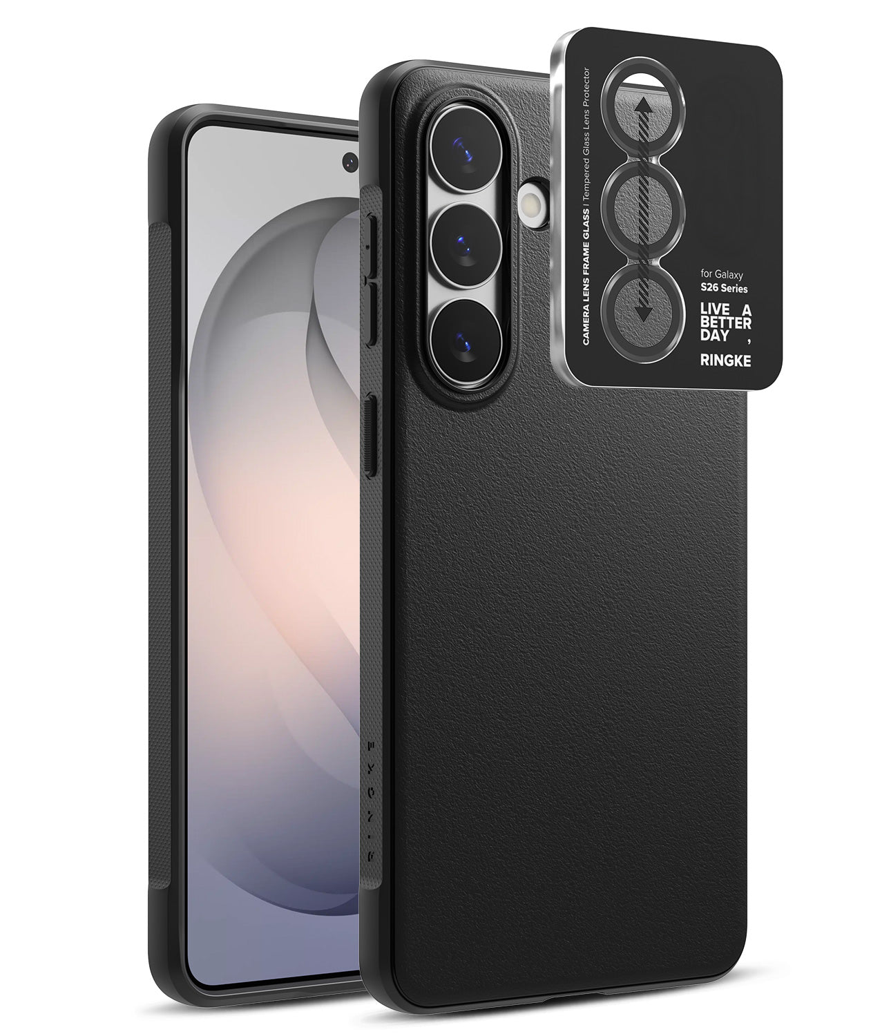 group-Black / + Camera Lens Frame Glass (2P)