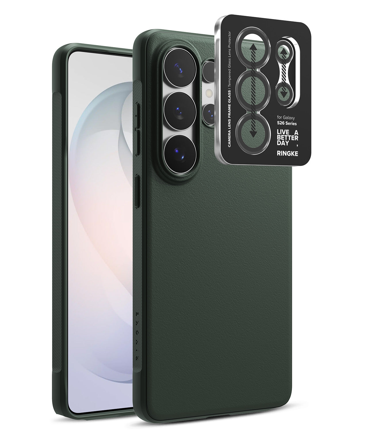 group-Dark Green / + Camera Lens Frame Glass (2P)