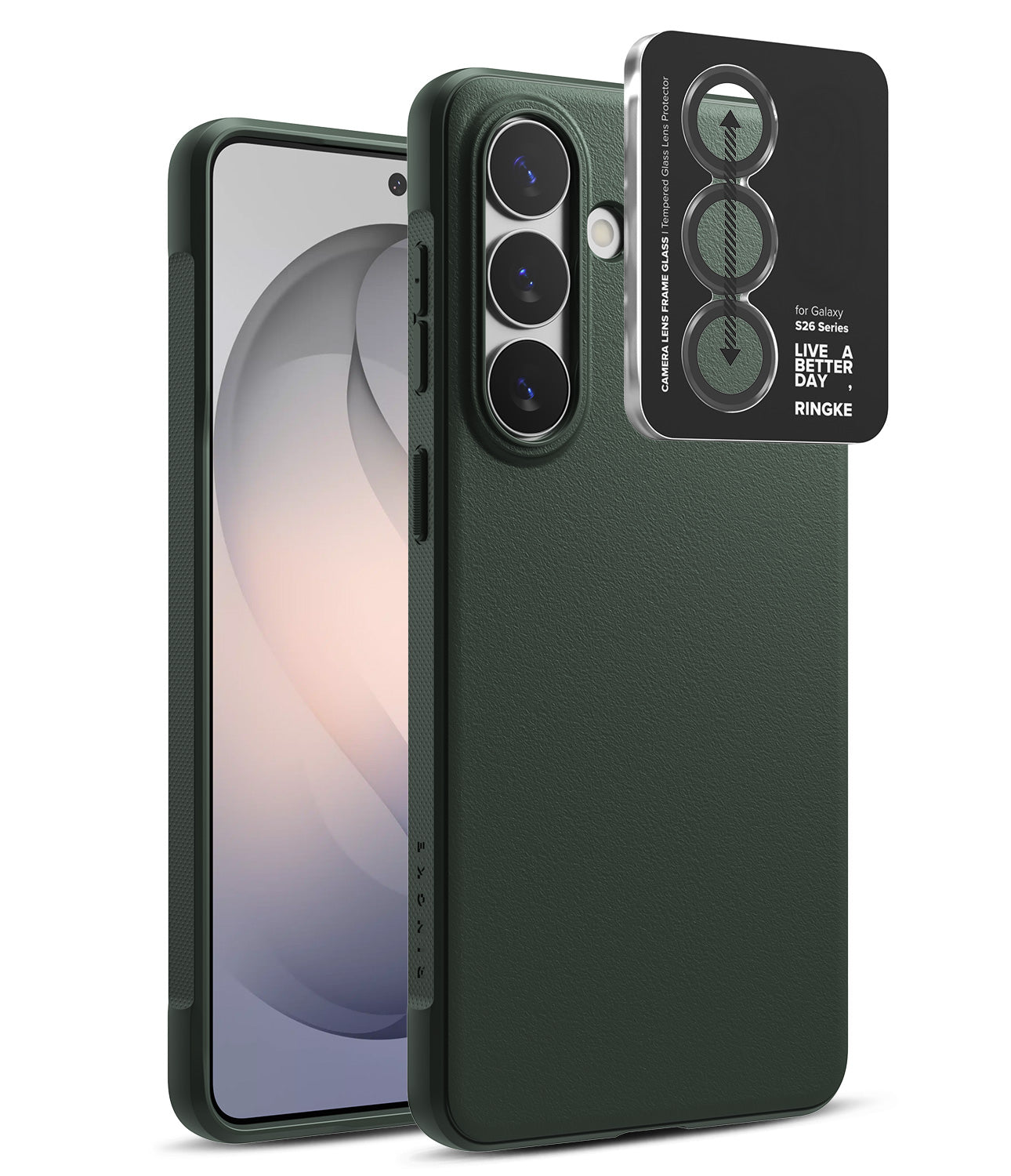 group-Dark Green / + Camera Lens Frame Glass (2P)