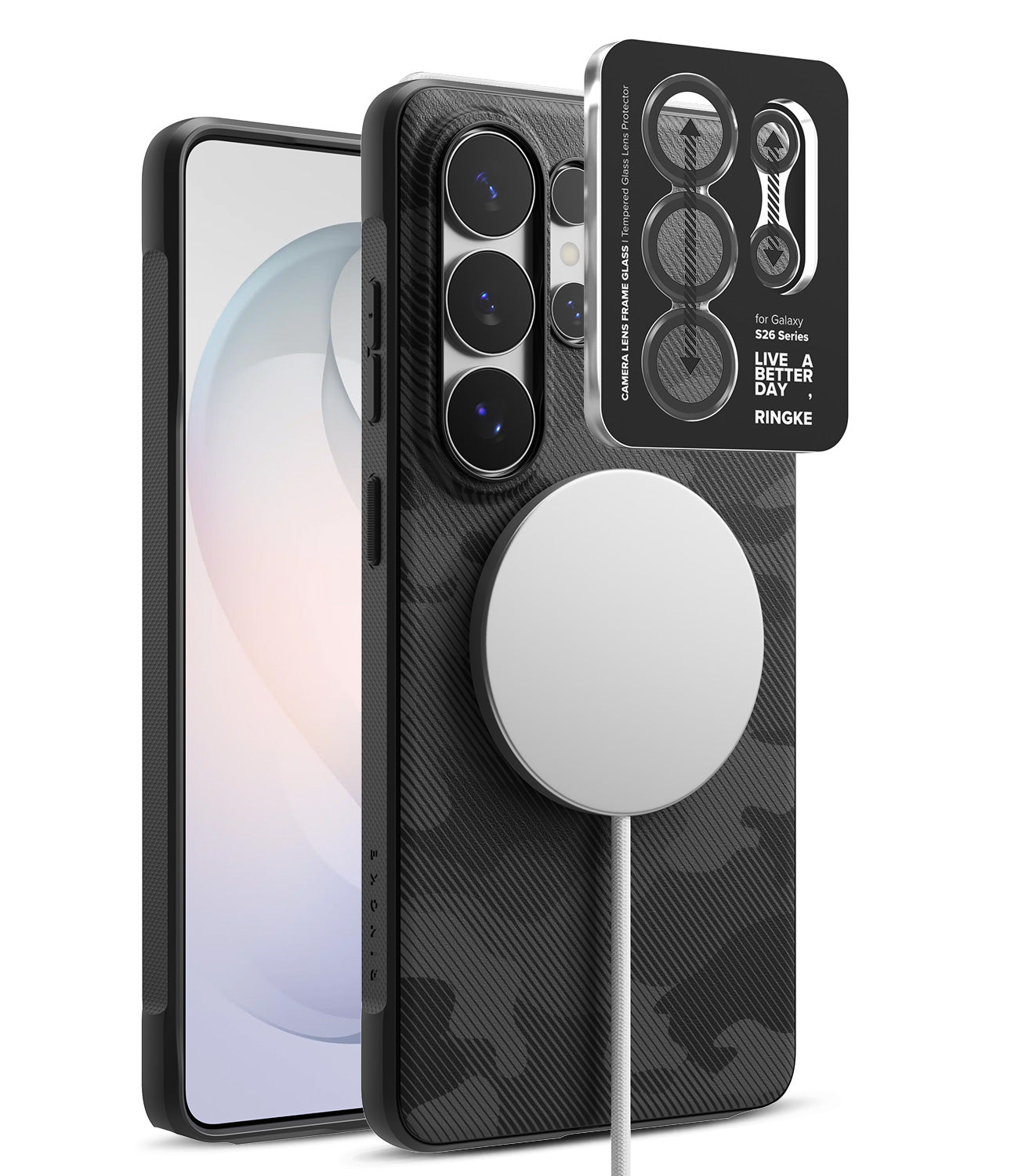 group-Camo Black / + Camera Lens Frame Glass (2P)