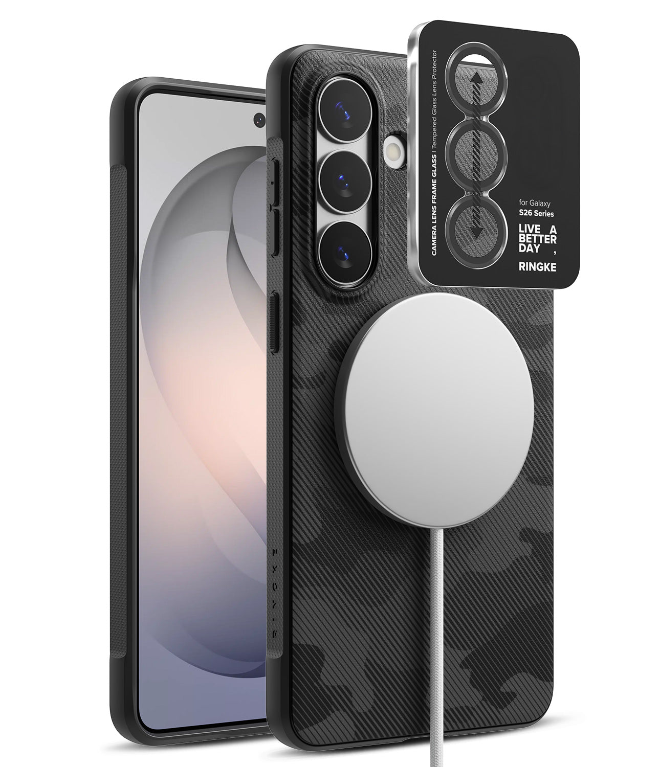 group-Camo Black / + Camera Lens Frame Glass (2P)