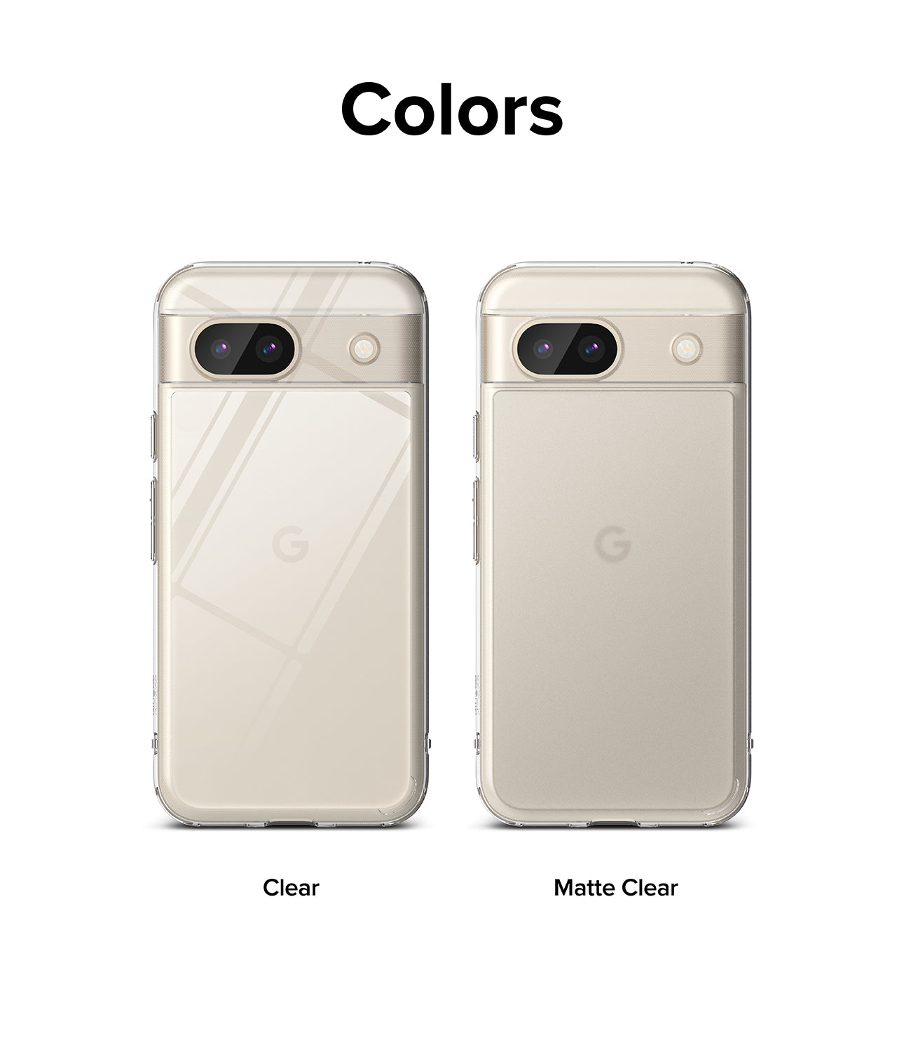 Google Pixel 8a Case | Fusion - Clear - Colors
