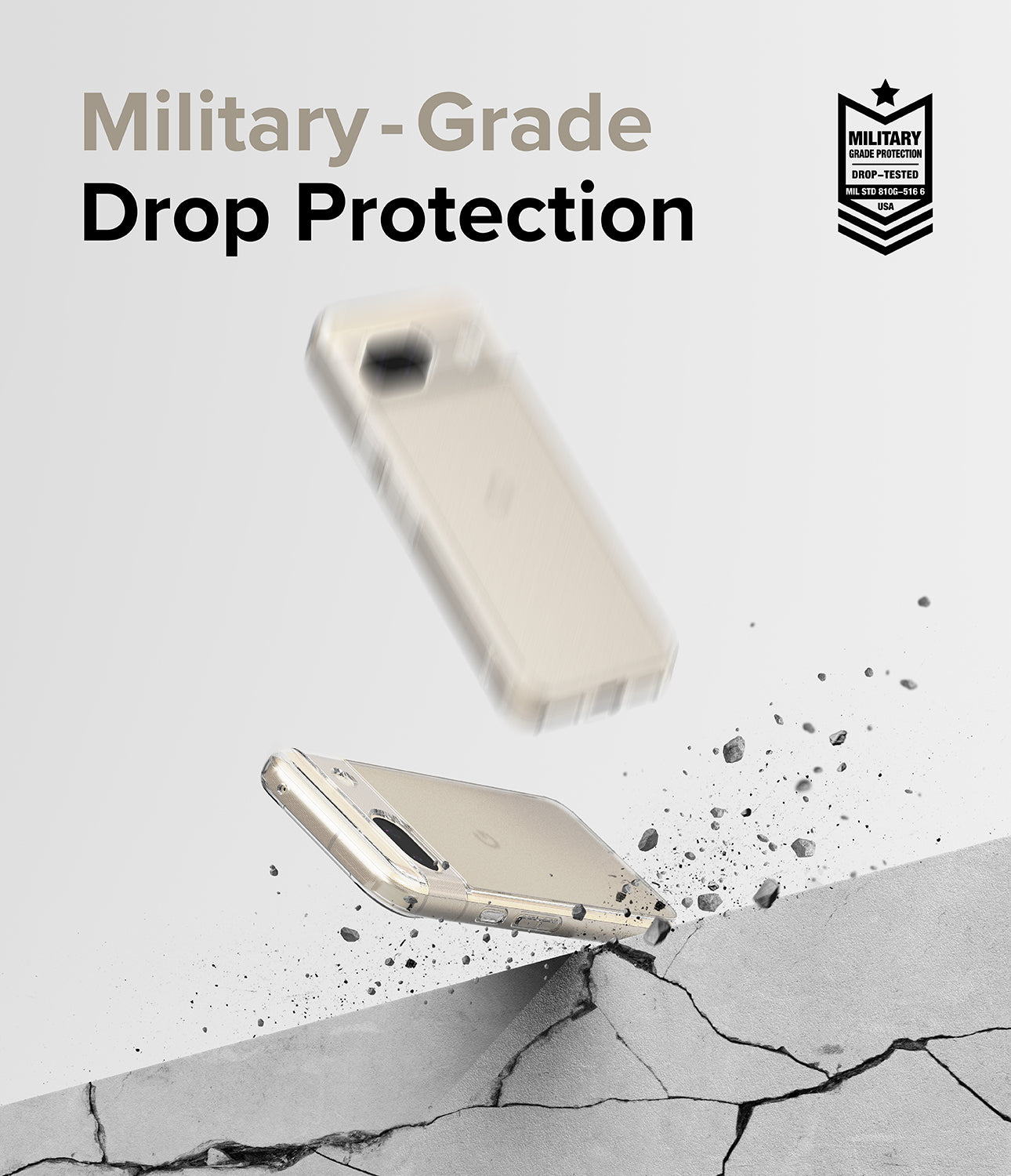 Google Pixel 8a Case | Fusion - Matte Clear- Military-Grade Drop Protection