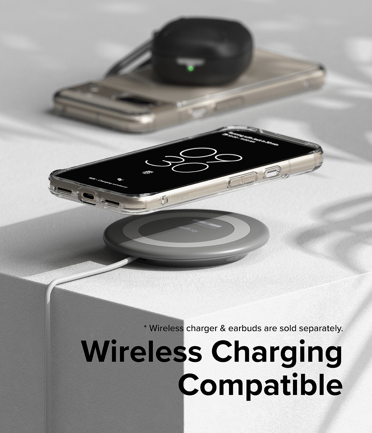 Google Pixel 8a Case | Fusion - Matte Clear - Wireless Charging Compatible