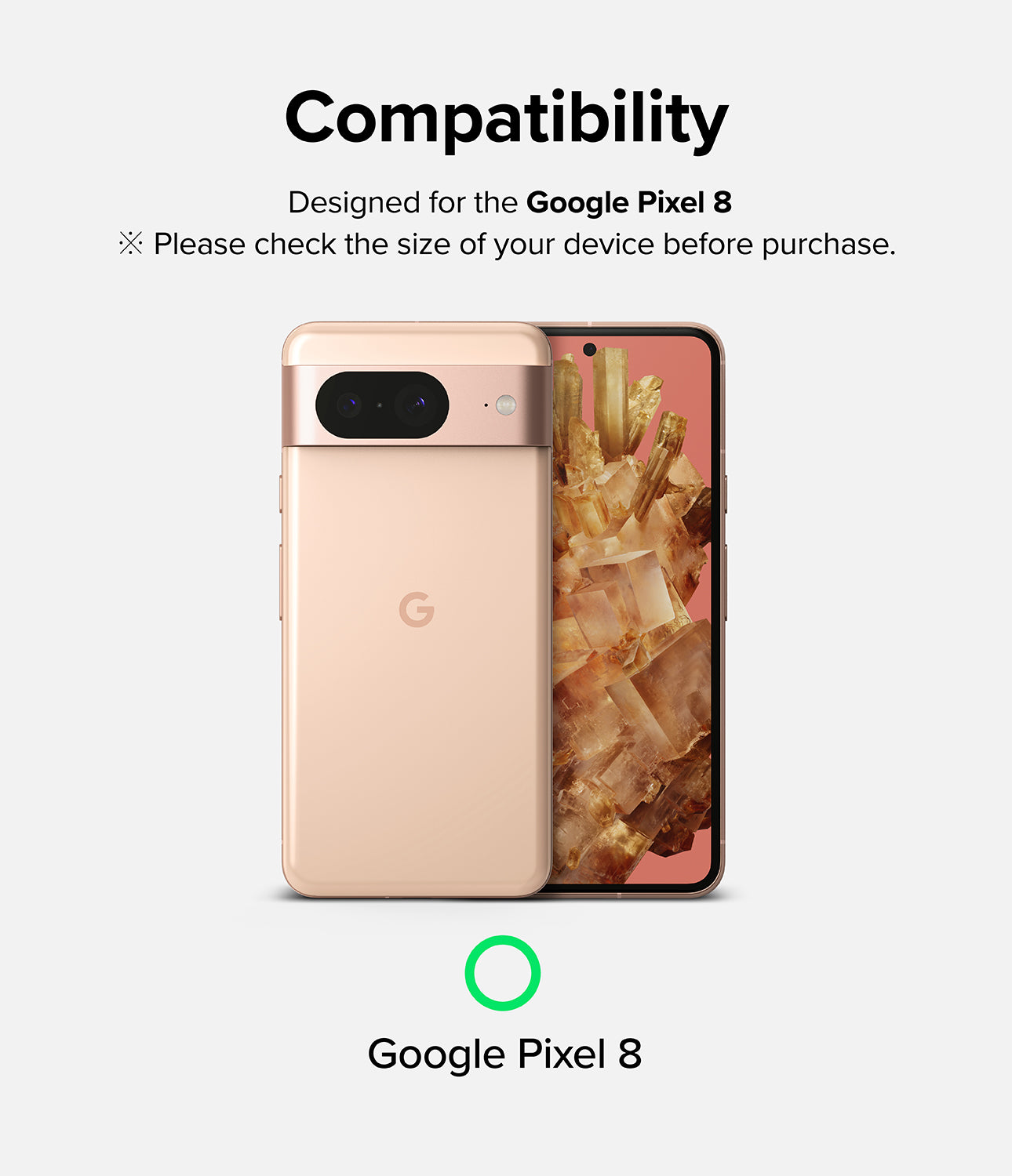 Google Pixel 8 Screen Protector | Glass-Compatibility