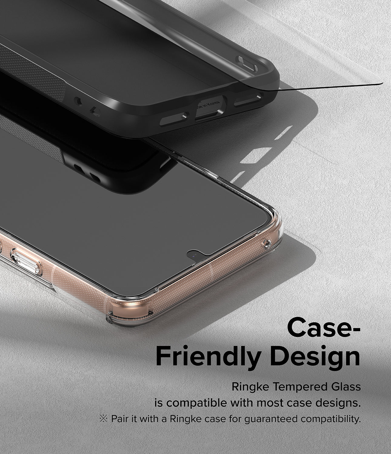 Google Pixel 8 Screen Protector | Glass-Case-Friendly Design