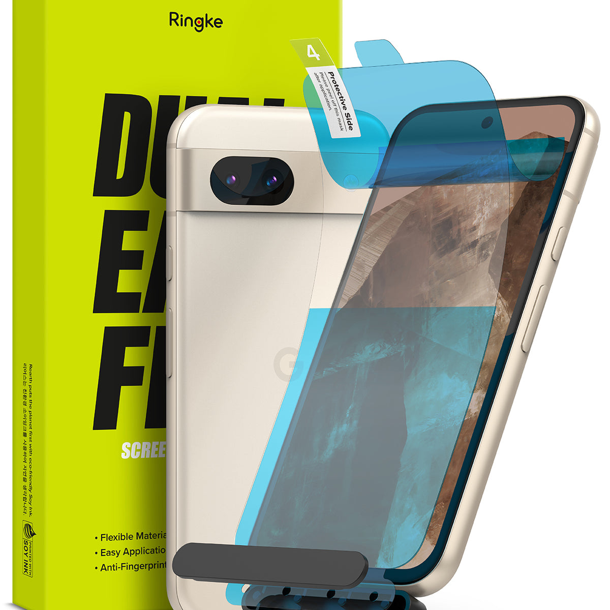 E-Hamii 2+2 Vetro Temperato Per Huawei P Smart 2021 - Protezione Schermo E Fotocamera 9H Antigraffio - 2